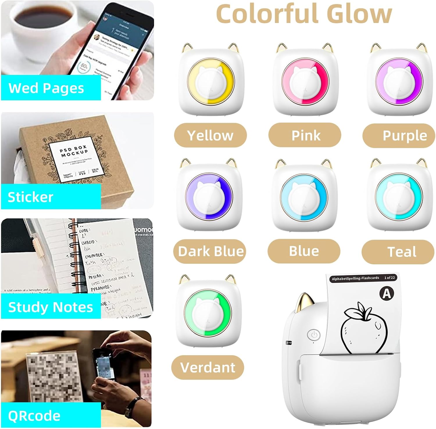 Mobile Phone Mini Printer for Android, iOS