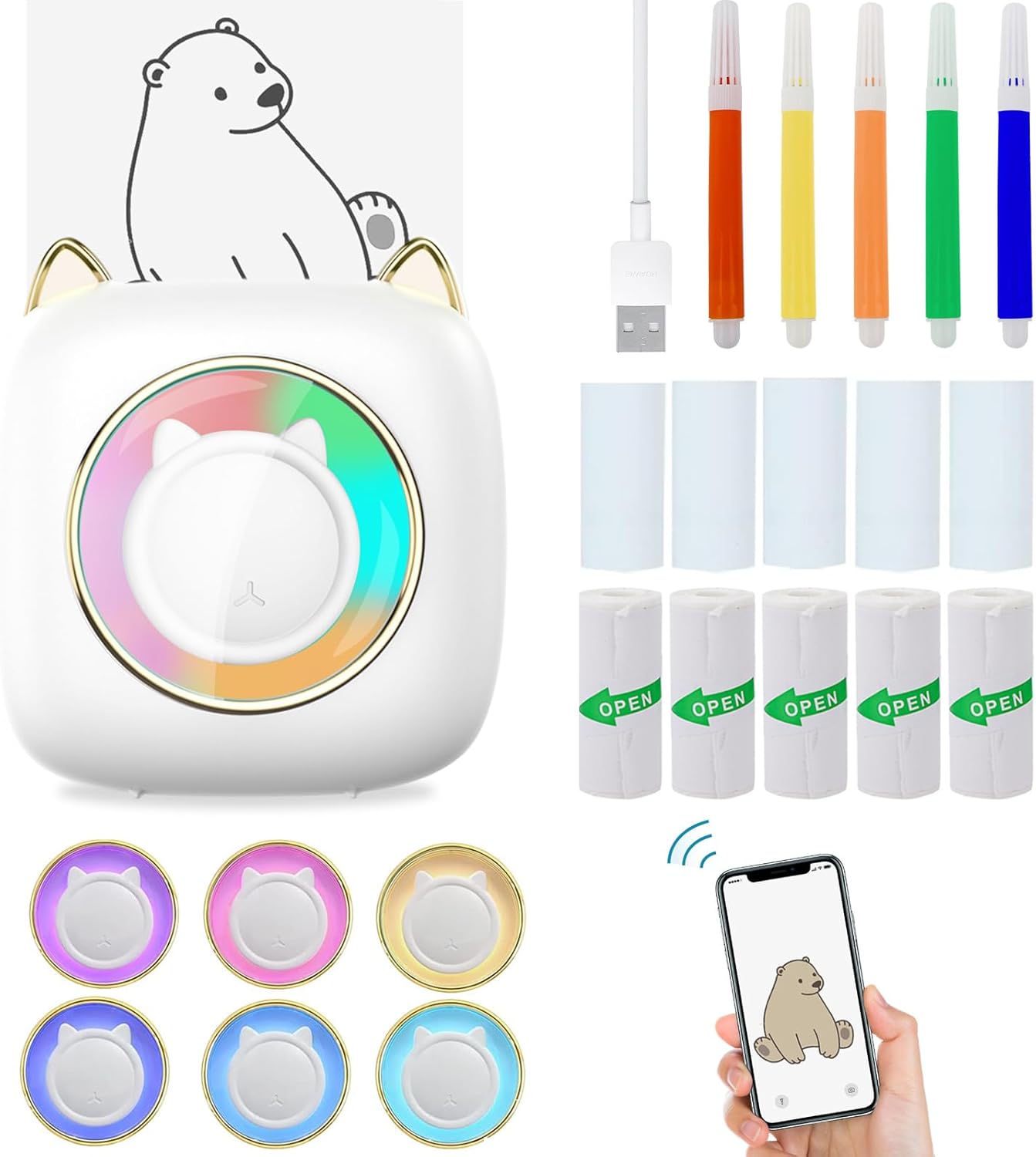 Mobile Phone Mini Printer for Android, iOS